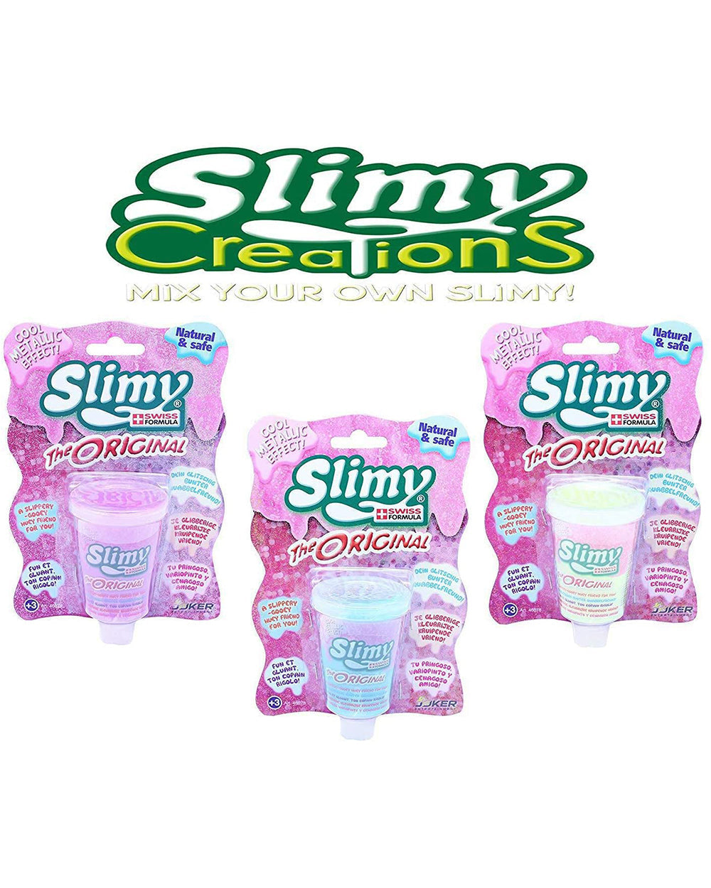 Slimy Mini Original Metallic 80g Assorted 1 Piece
