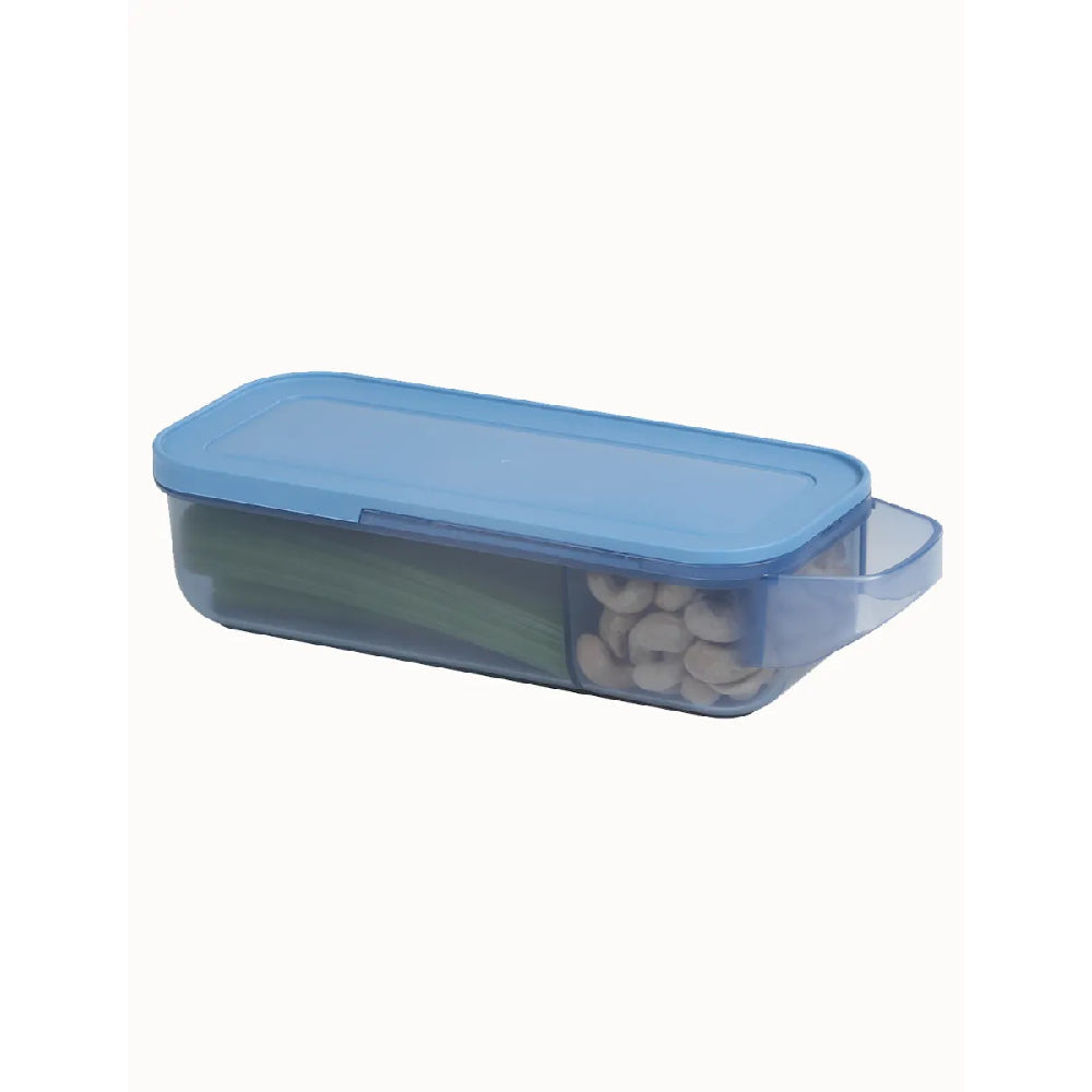 Sistema 445ML Slide and Snack Container Blue