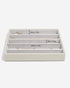 Stackers Classic 5 Compartment Necklace Holder Oatmeal