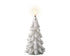 Homesmiths LED Wick Candle Wax Tree Steady Indoor Silver Warm White 15.5cm