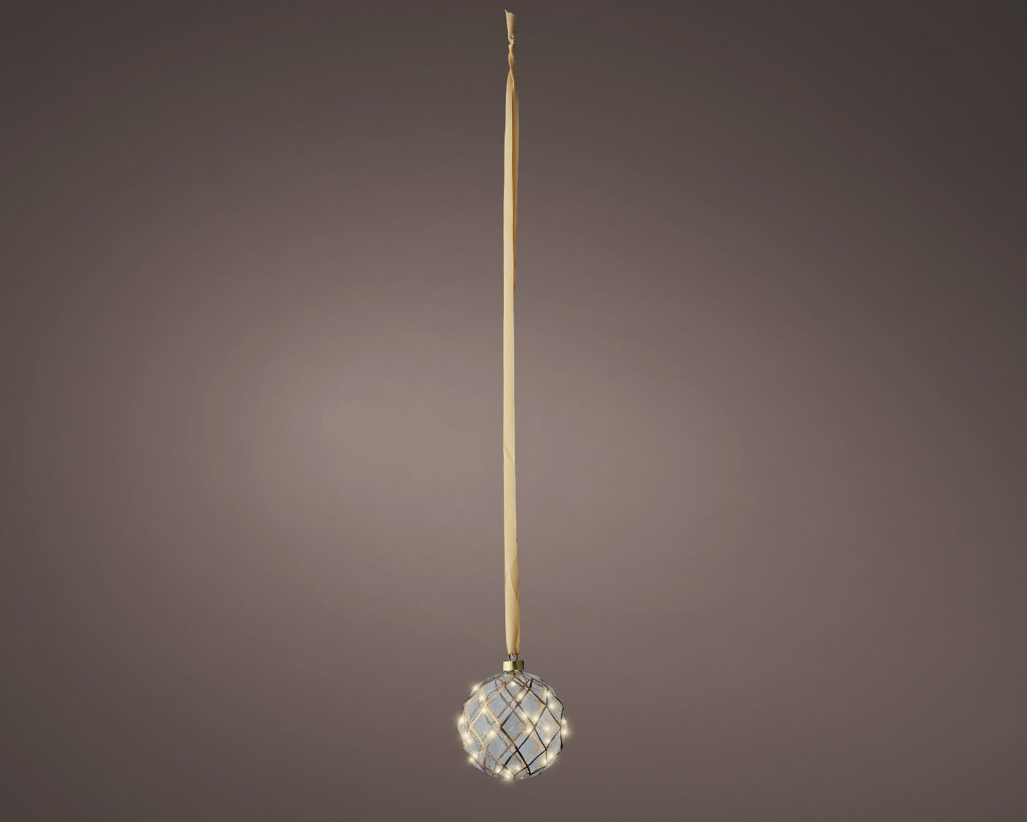 Kaemingk Micro LED Ball Bo Indoor Clear/Warm White/Dia 24.00cm 30L