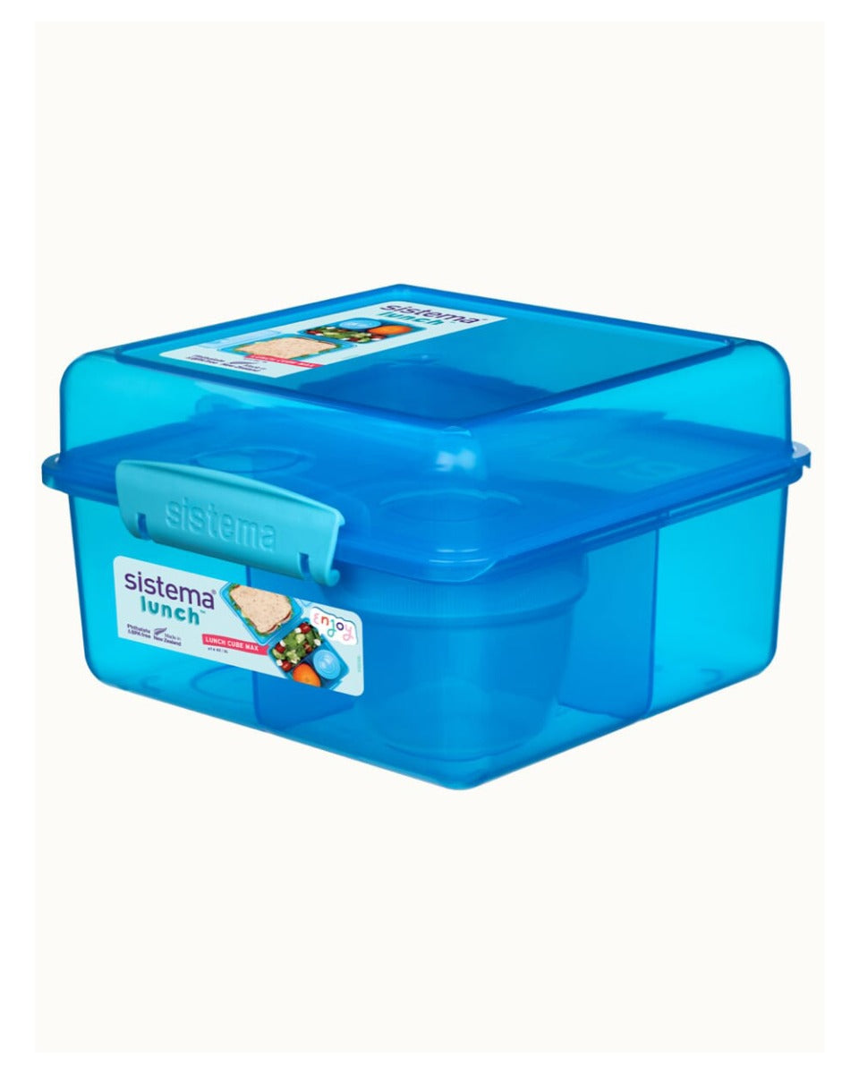 Sistema Lunch Cube Max With Yogurt 2L Blue