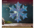 Homesmiths Micro LED Snowflake Pet Steady Cool White 39cm
