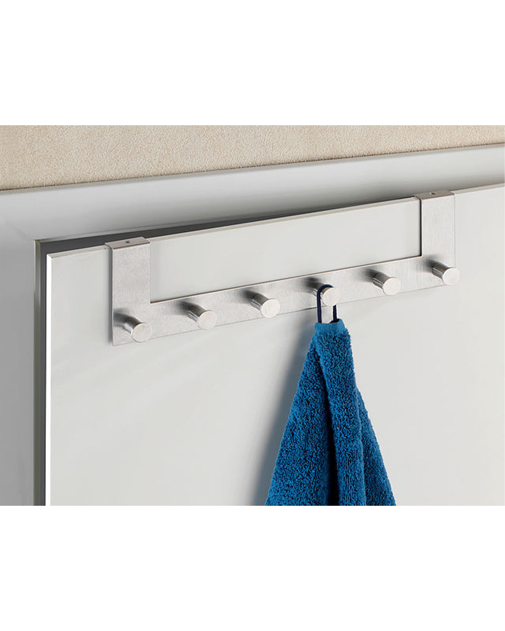 Wenko Door Clothes Rack Celano Stainless Steel
