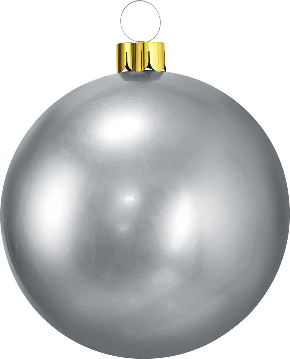 Homesmiths Christmas Ball Inflatable 65cm Silver