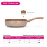 Fissman Deep Frying Pan Latte 26 x 7cm Aluminum with Non-Stick Coating