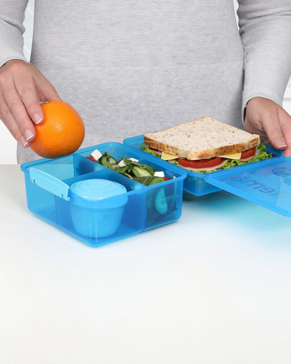 Sistema Lunch Cube Max With Yogurt 2L Blue