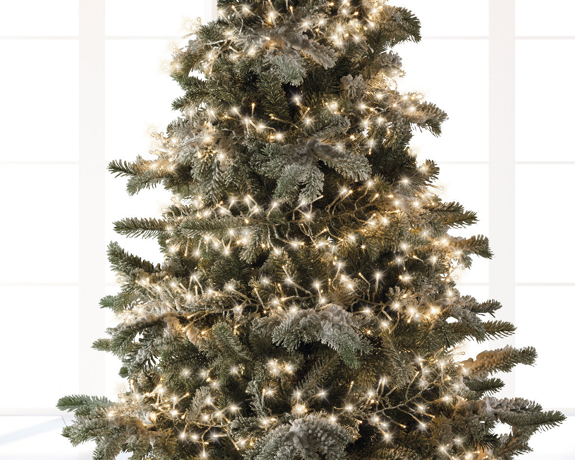Homesmiths LED Cluster Lights 8 Function Twinkle Effect Warm White 1512L