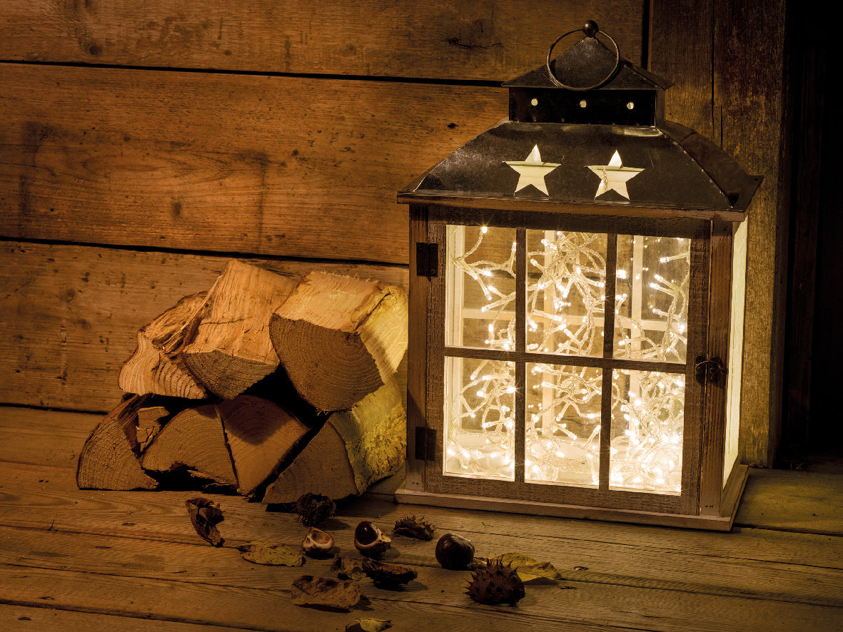 Homesmiths LED Cluster Lights 8 Function Twinkle Effect Warm White 1512L