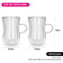 Fissman Set of 2 Double Wall Cups 150ML Borosilicate Glass