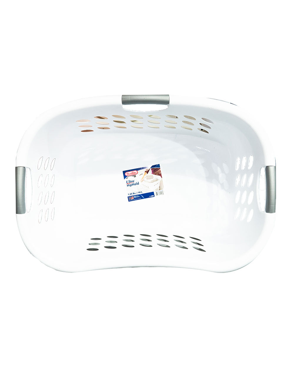 Sterilite White Laundry Basket 44L
