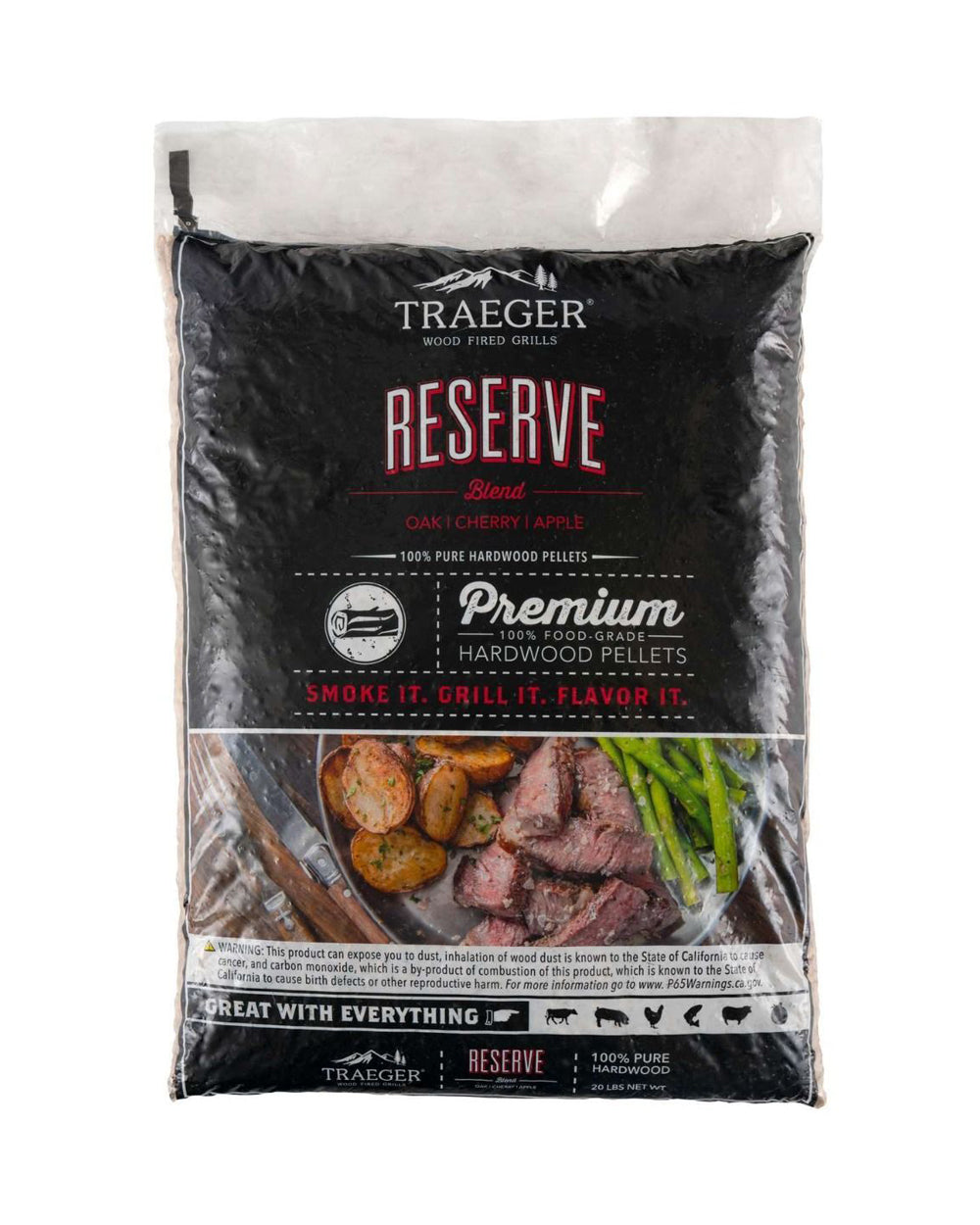 Traeger Reserve Blend Wood Pellet Fuel 9Kg Bag