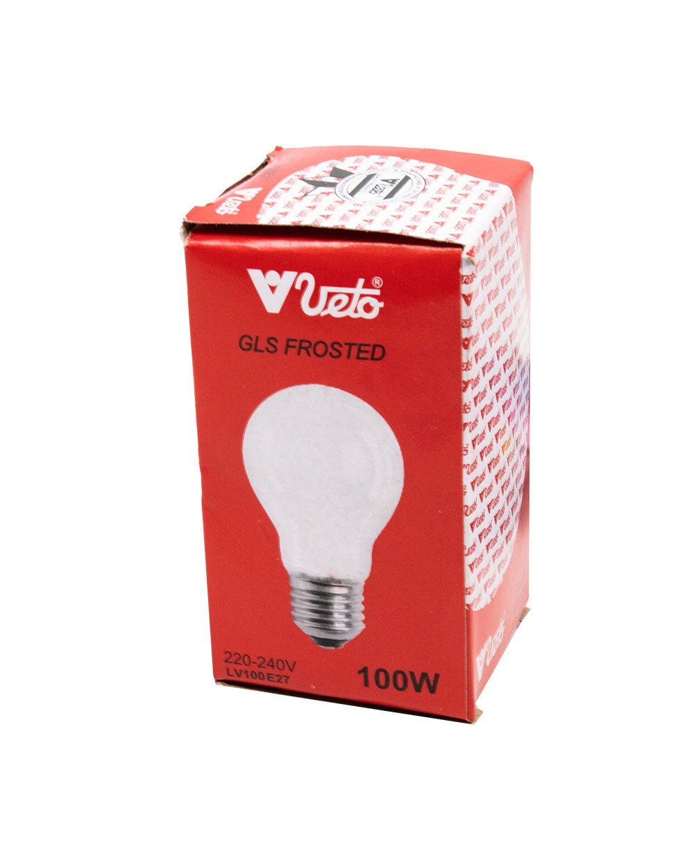 Veto Frosted Light Bulb 100/60 Watts