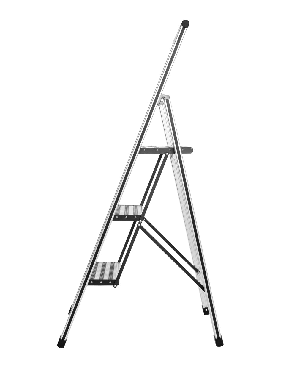 Wenko Folding 3 Step Aluminum Ladder