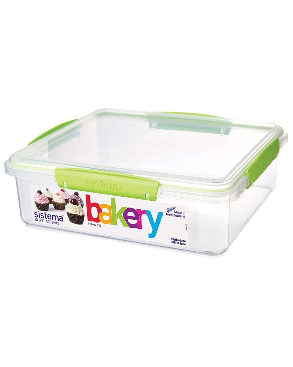 Sistema 3.5L Bakery Box Accents Green Clip