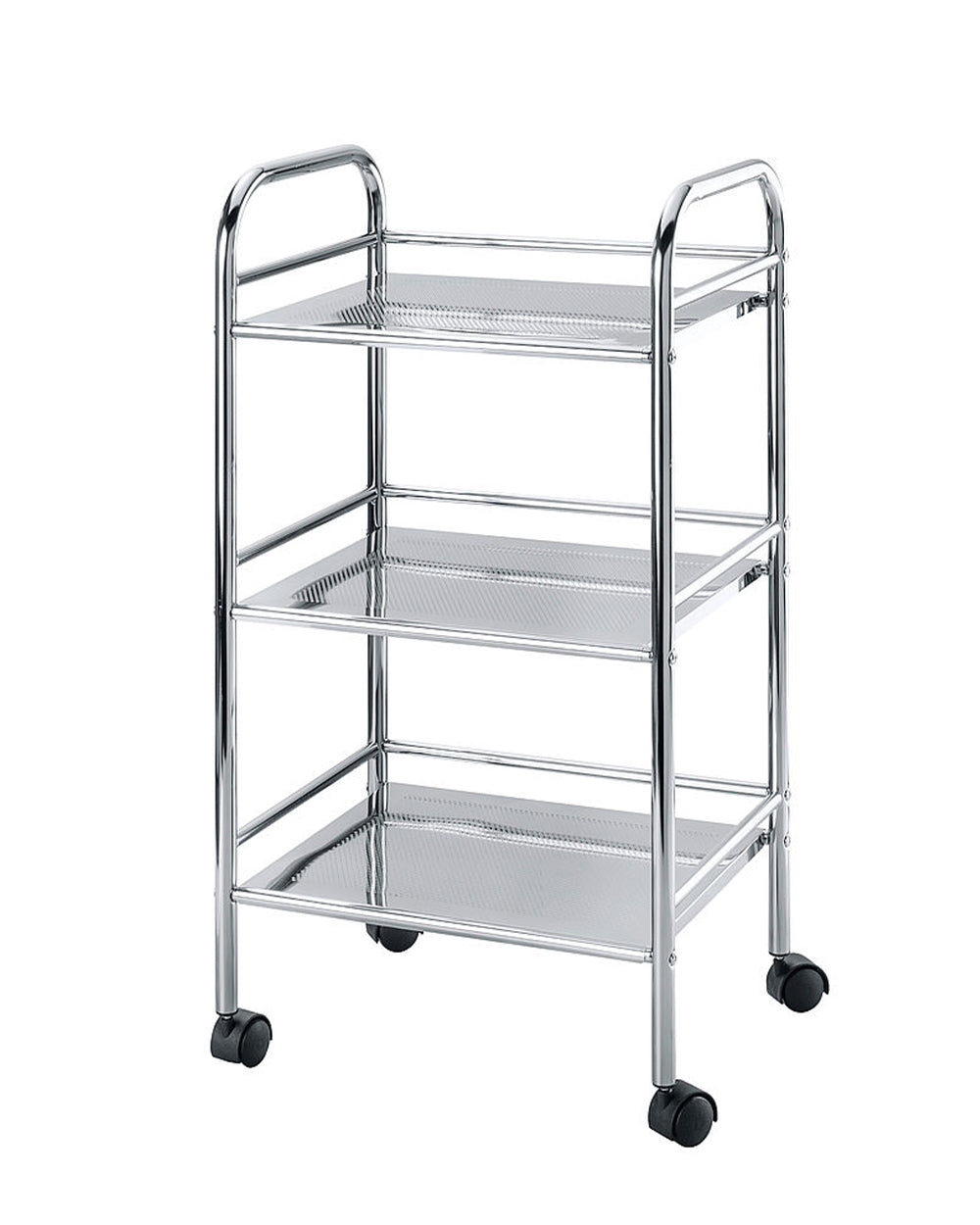 Wenko 3 Tier Bath Cart Exclusive Chrome 41 x 32 x 75 cm Chrome