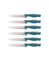 Spice By Tia Mowry Savory Saffron 14 Pieces Cutlery Set With Rubberwood Block Mint