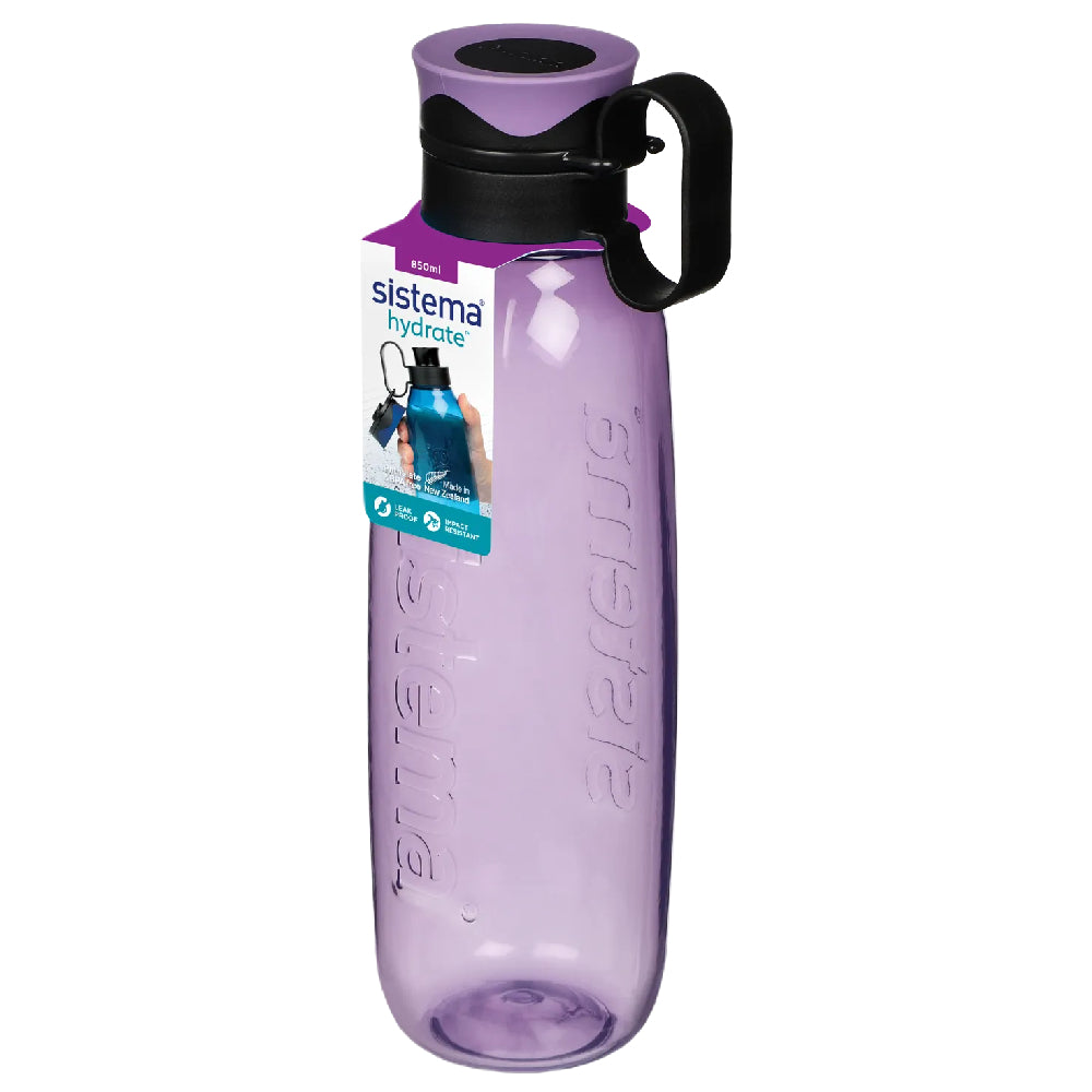 Sistema 850ml Traverse Bottle Purple