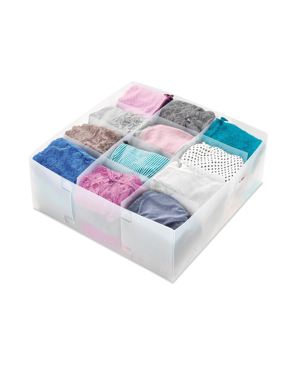 Whitmor Divided Drawer Organizer Set of 2 Pieces