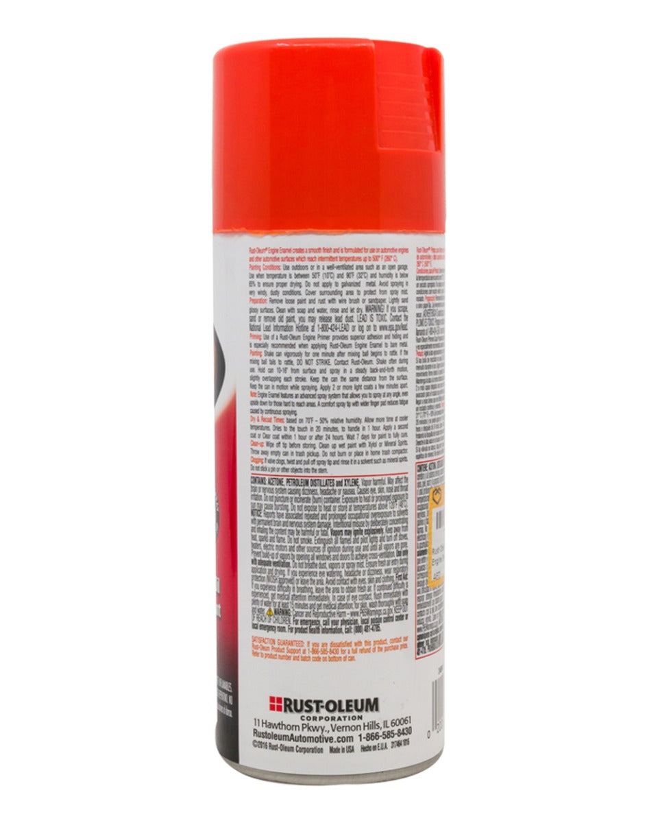 RustOleum Auto Engine Enamel Chevy Orange 12 Oz