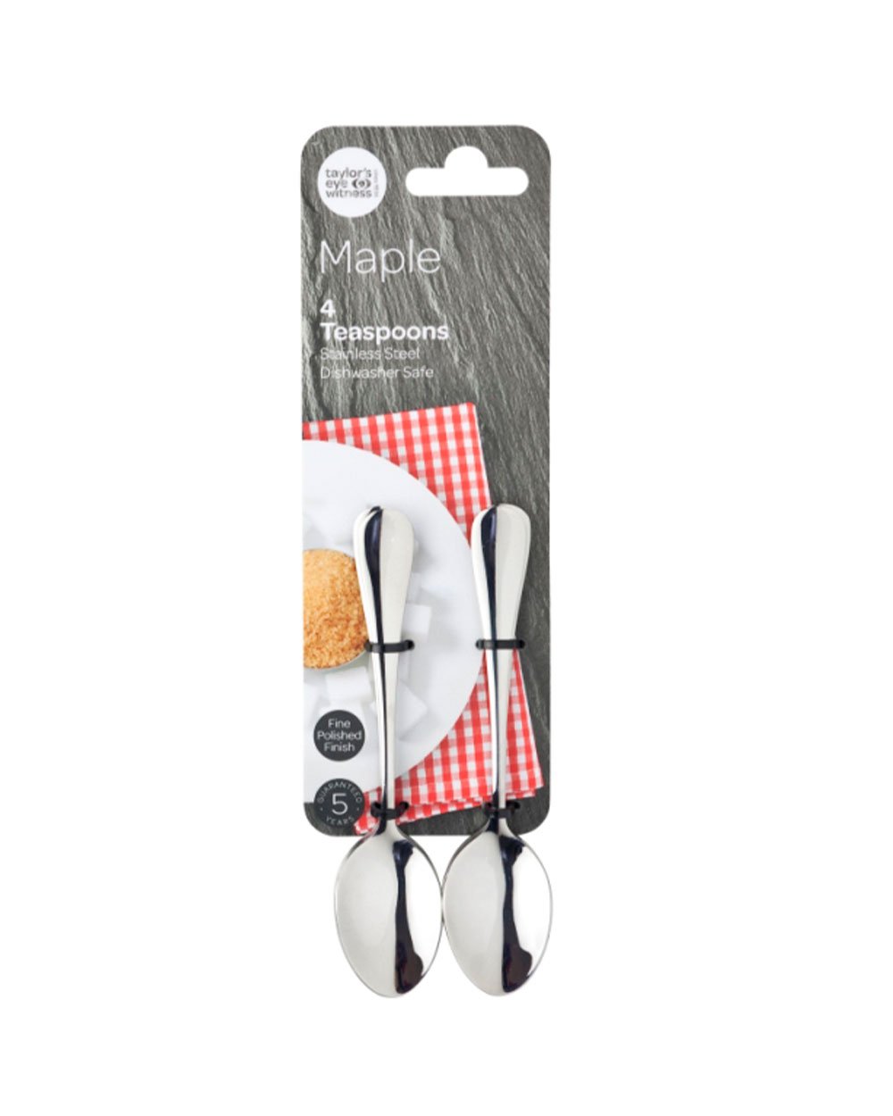 Taylor'S Eye Witness 4 Piece Stainless Steel Teaspoons