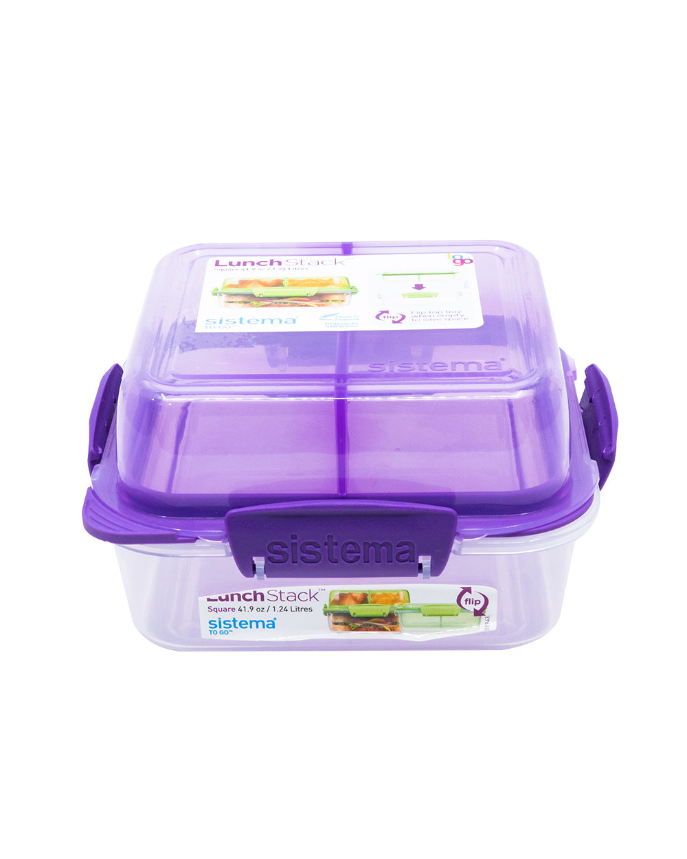 Sistema Lunch Stack To Go Purple