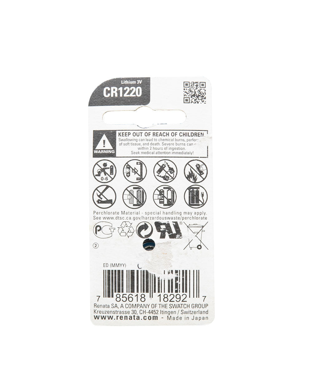Renata Battery 1220