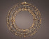 Homesmiths Micro LED Frame Light Gb Metal Wreath Steady Outdoor 38cm