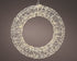 Homesmiths Micro LED Frame Light Gb Metal Wreath Steady Outdoor Silver 38cm
