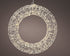 Homesmiths Micro LED Frame Light Gb Metal Wreath Steady Outdoor Silver 58cm