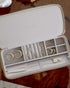 Stackers Sleek Necklace Zipped Travel Jewellery Box  Oatmeal