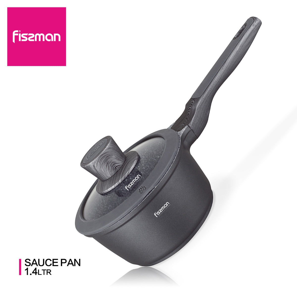Fissman Saucepan Prestige 16x8.5 cm With Glass Lid