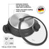 Fissman Shallow Pot Prestige 28x8 cm With Glass Lid