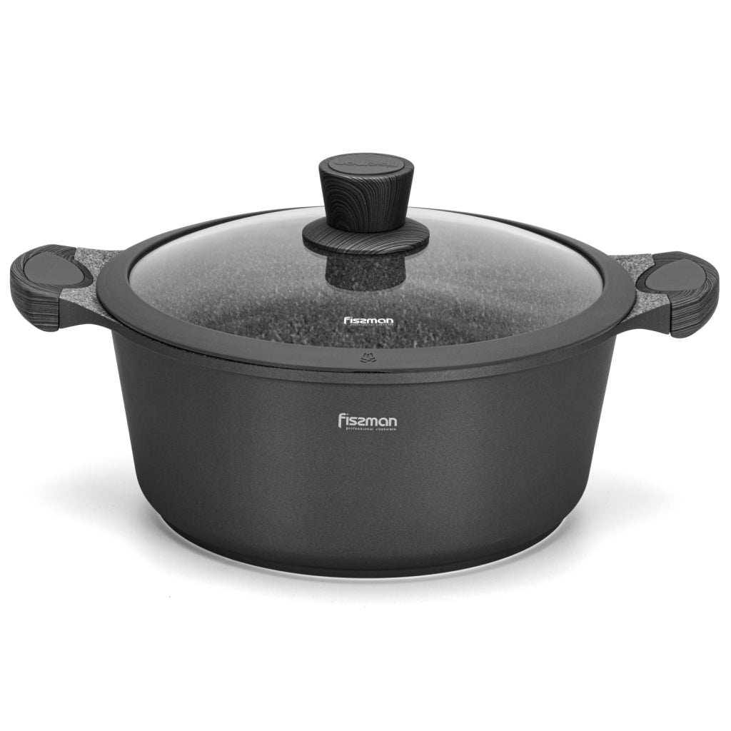 Fissman Stockpot Prestige 28x12.5 cm with Glass Lid