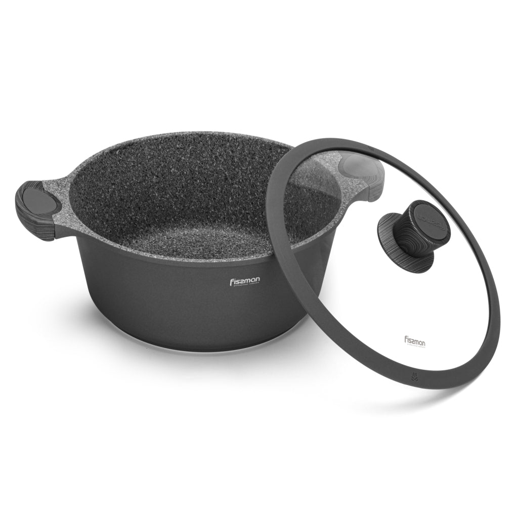 Fissman Stockpot Prestige 28x12.5 cm with Glass Lid