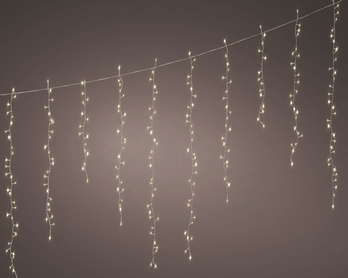 Kaemingk LED Icicle compact GB 8 Function Twinkle Effect Outdoor