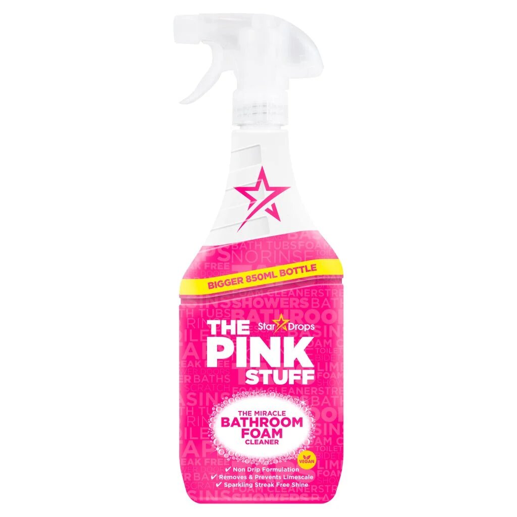 Pink Stuff Miracle Bathroom Foam Cleaner Spray 850ML