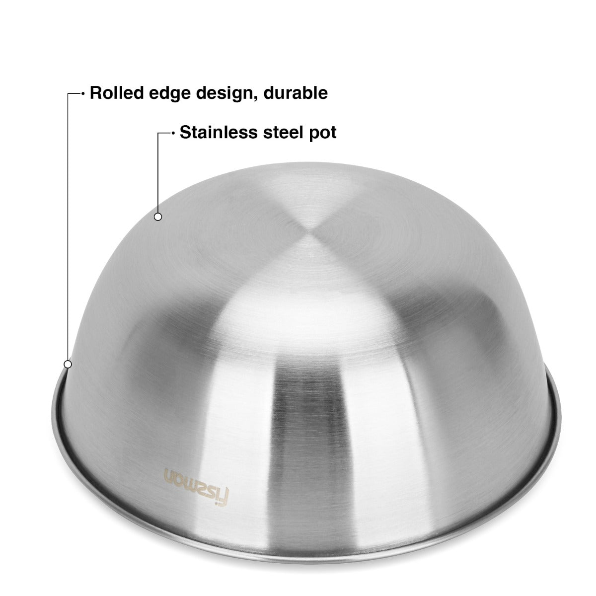 Fissman Mixing Bowl 24 x 10,5cm 2.0 Liter Stainless Steel