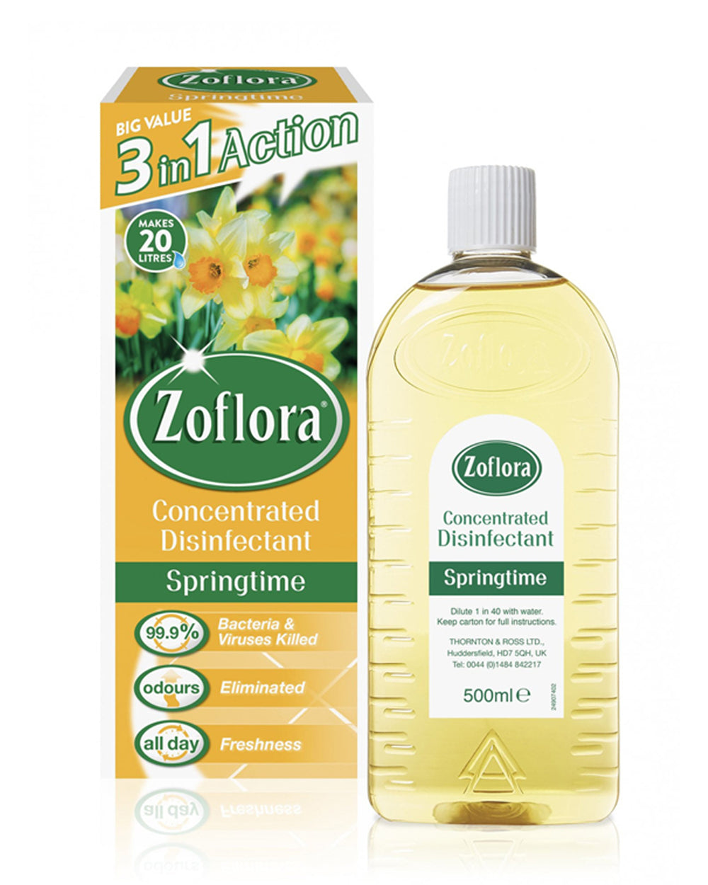 Zoflora Spring Zoflora Linen + Spring + Lemonzing 500ML Pack Of 3 – Homesmiths