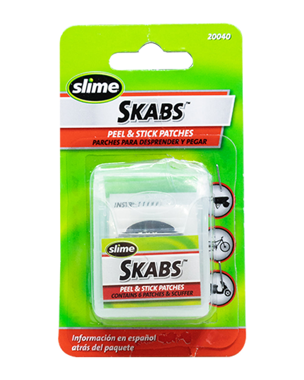 Slime 1 inch Pre Glued Skabs