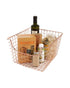 Spectrum Scoop Storage Basket Medium Copper