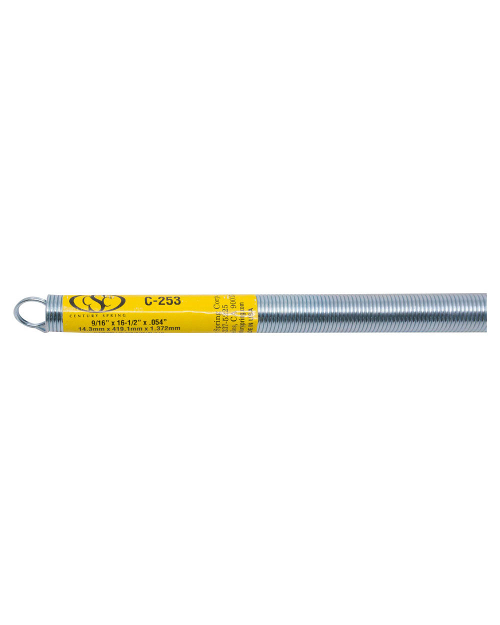 Utility Extension Spring 14.3 x 419.1 x 1.372 mm