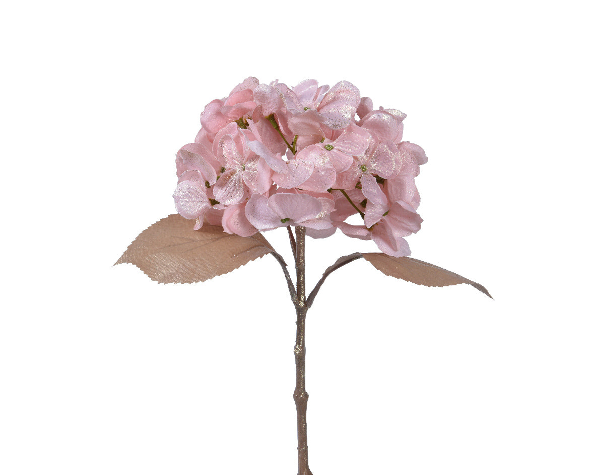 Homesmiths Decoris Polyester Hydrangea On Stem Pink