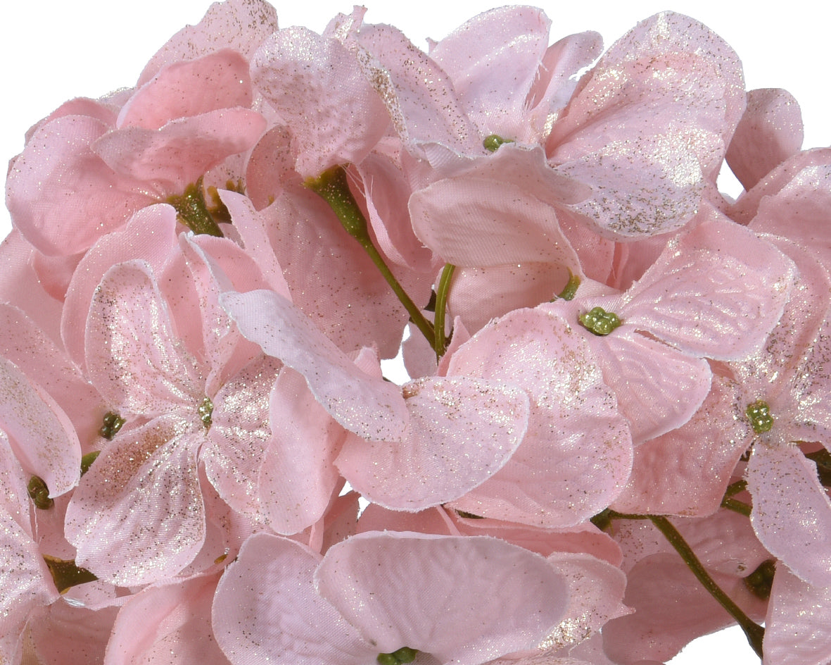Homesmiths Decoris Polyester Hydrangea On Stem Pink