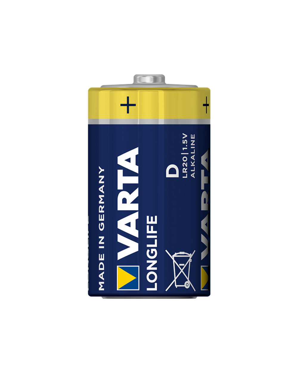 VARTA Longlife Pack of 2 D Batteries