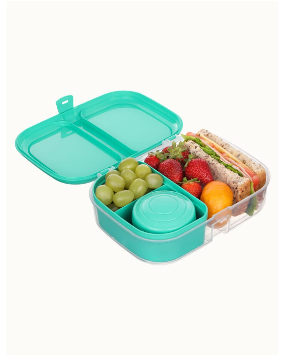 Sistema 1.1 Litre Ribbon To Go Lunch Box Teal