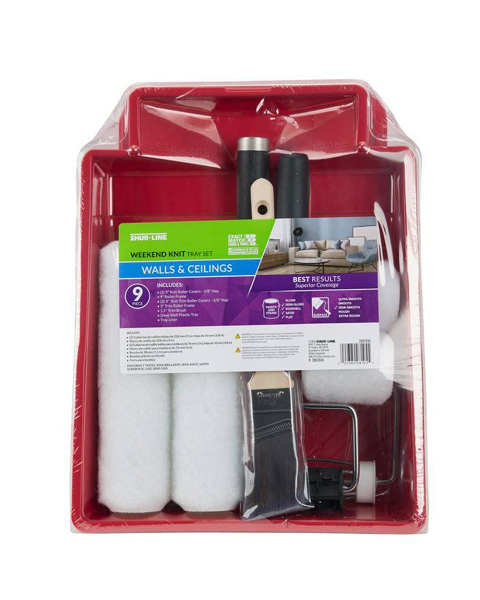 Shur-Line 9 Pack The Weekend Tray Kit