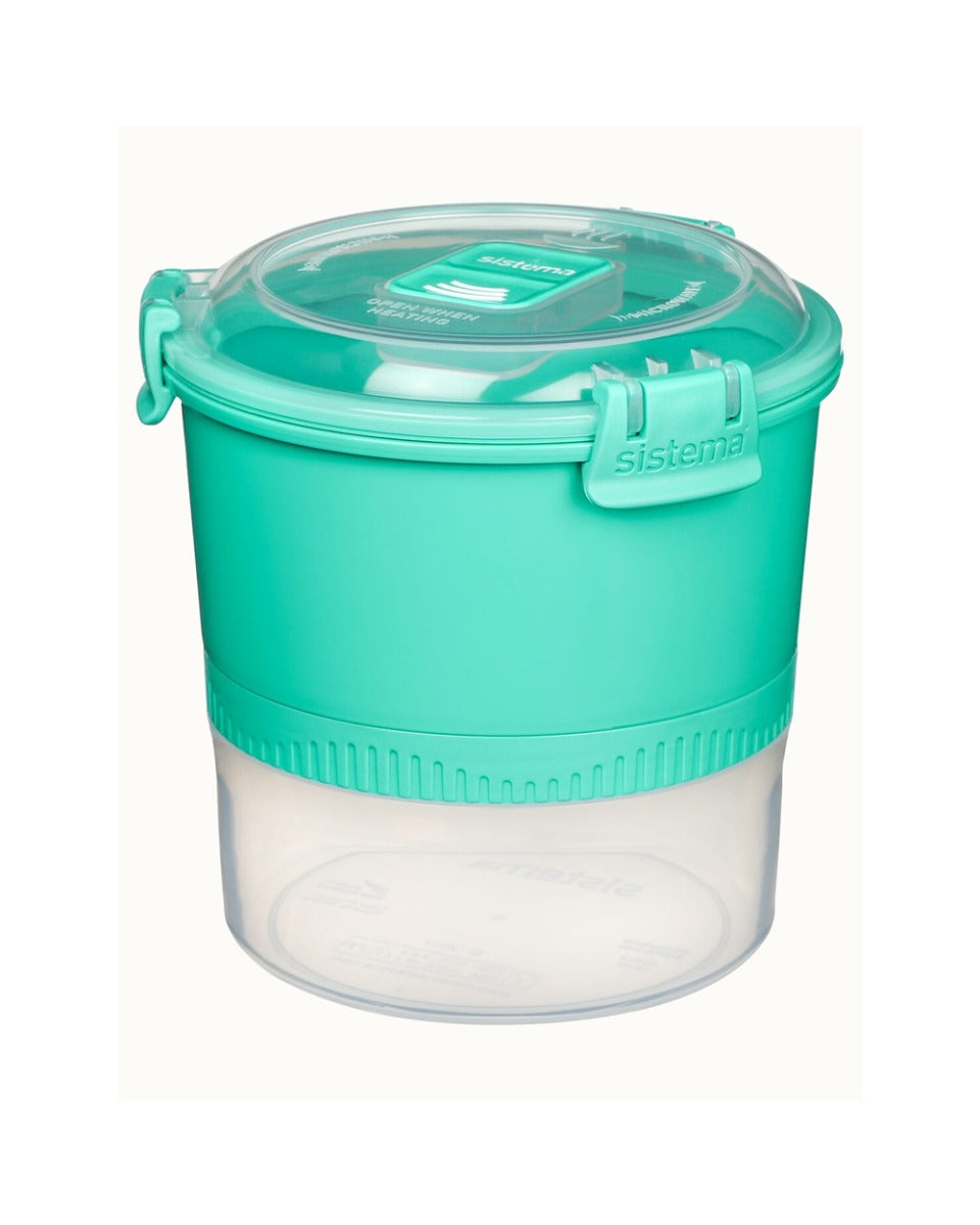 Sistema Lunch Stack To Go Round Teal