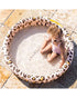 Swim Essentials Beige Leopard Printed Children's Pool 100cm 2 Rings