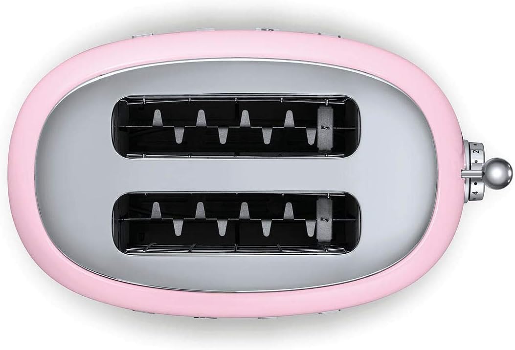 Smeg 2 Slice Toaster Pink